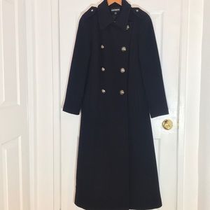 Donnybrook Long Sleeve Double Breast Navy Wool Coat-Sz 1